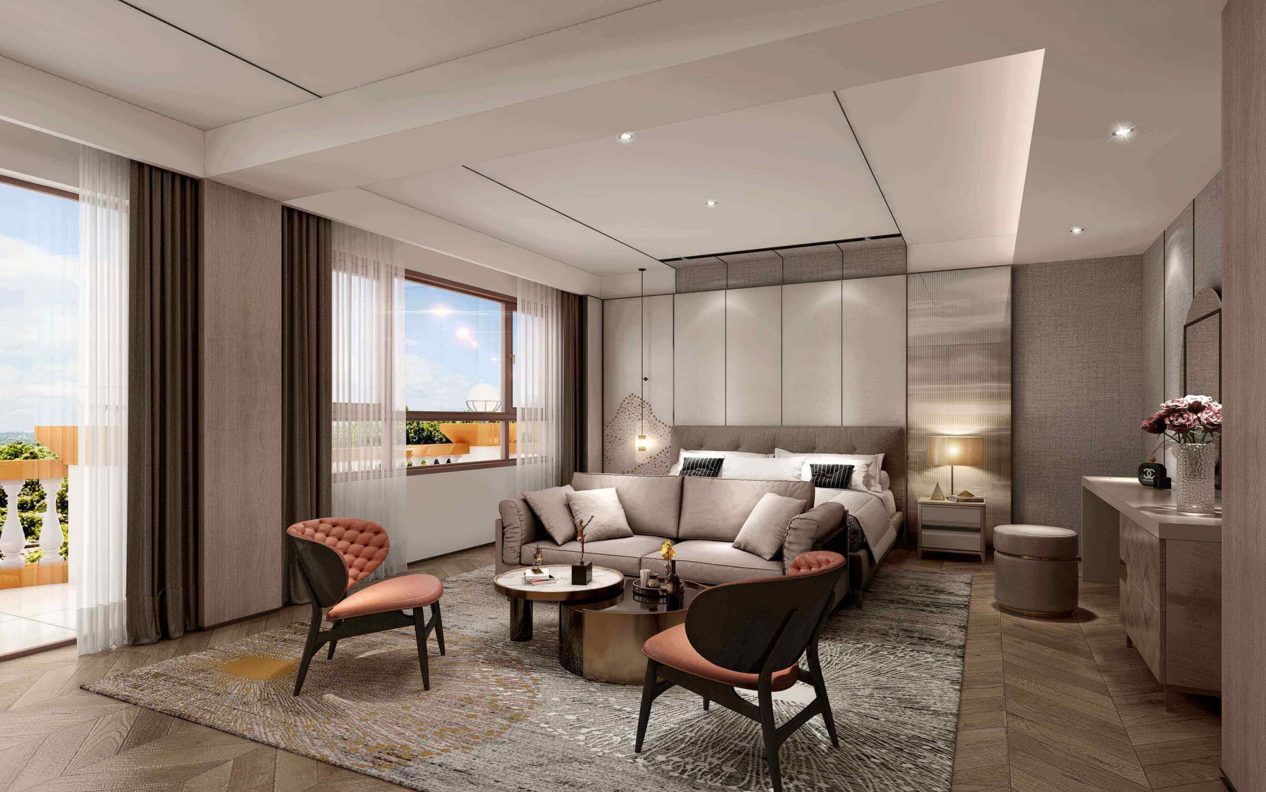 20th Century Home Interior Rendering Decoration Guide