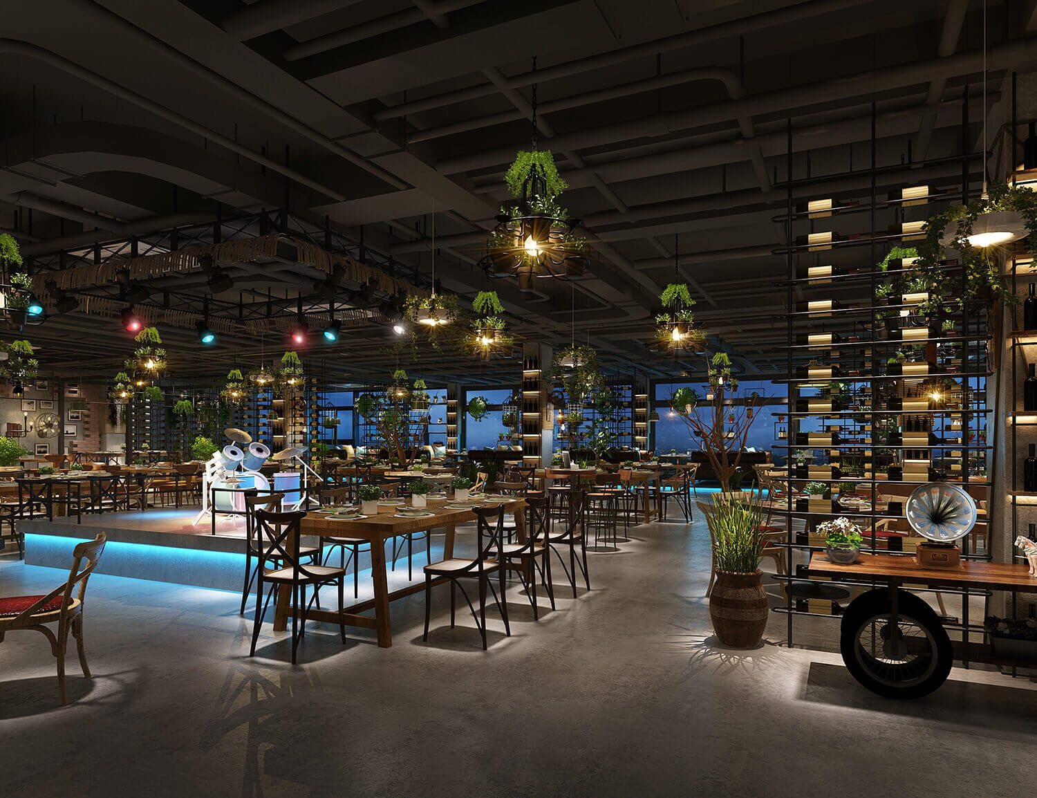 Best Industrial chic restaurant design images | Restaurant