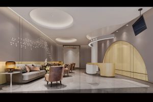 hospital lobby rendering