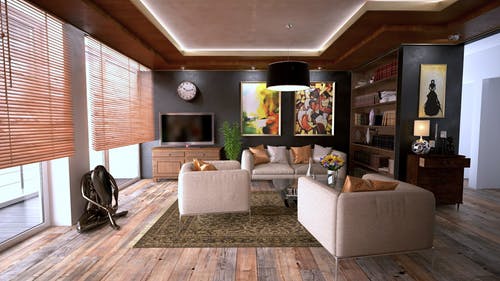 Interior renderings