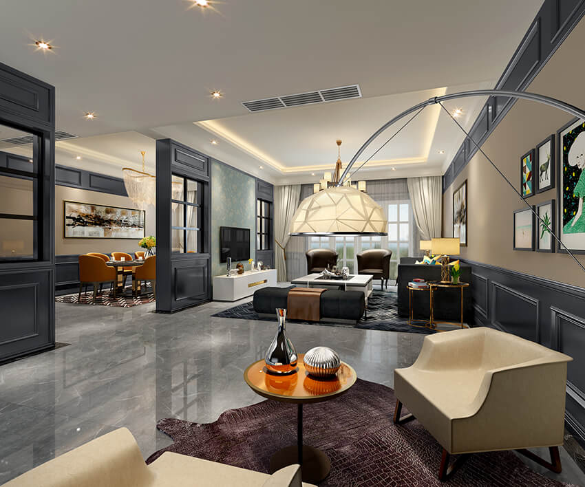 3D interior rendering
