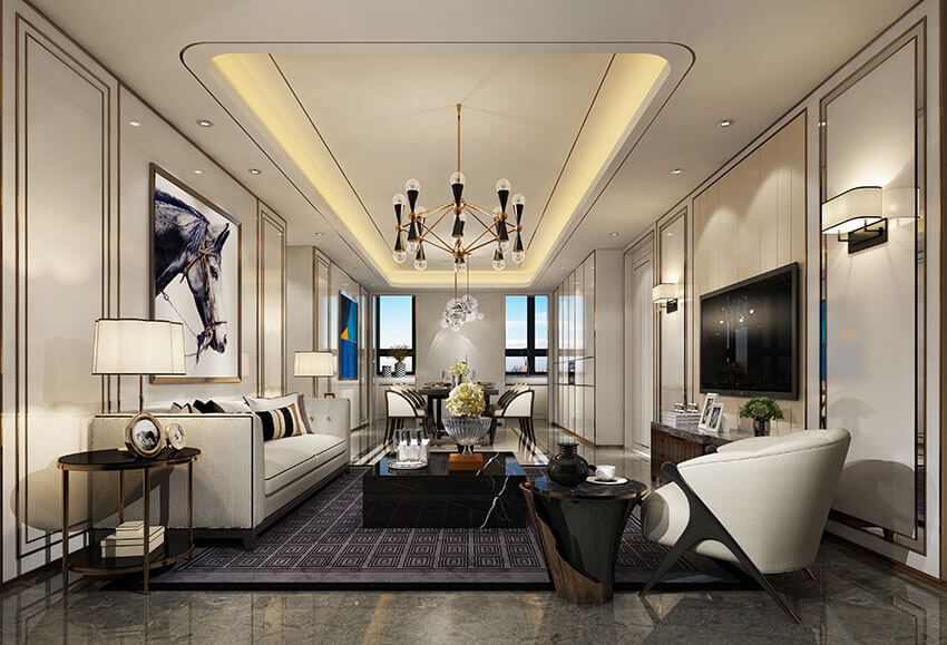 3D interior rendering