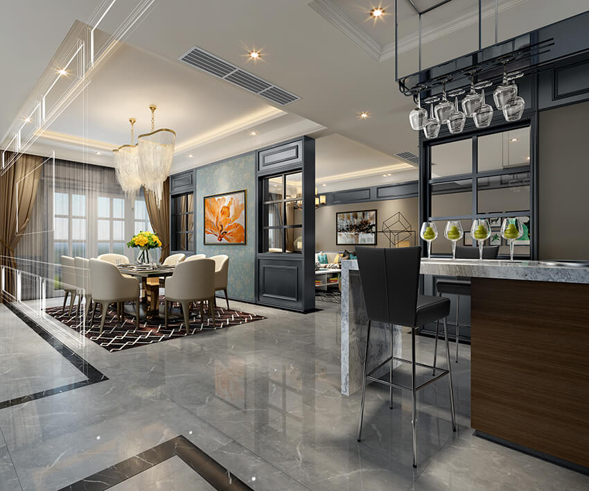 3D interior rendering