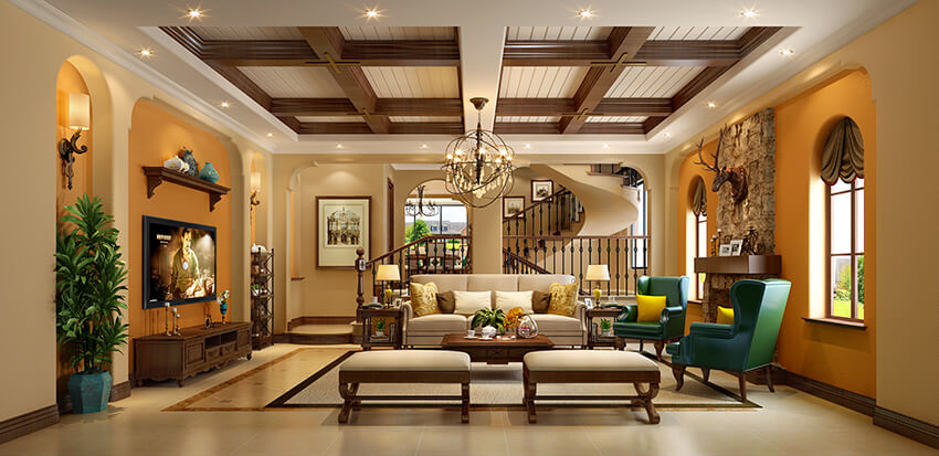 living room design renderings