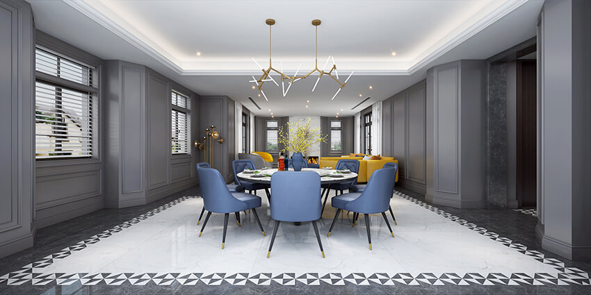 living room rendering