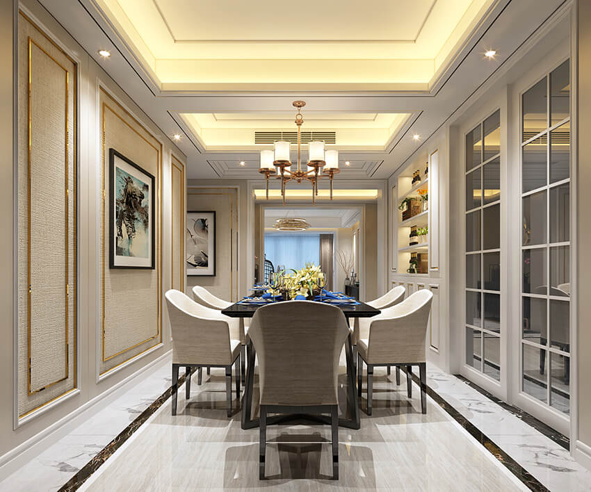 living room rendering