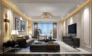 living room rendering